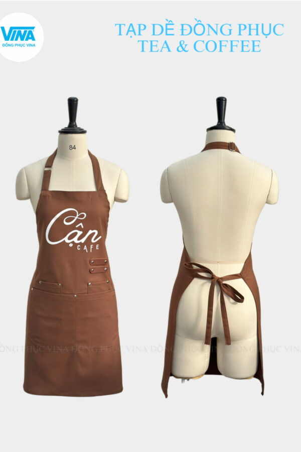 Tạp dề CẬN cà phê