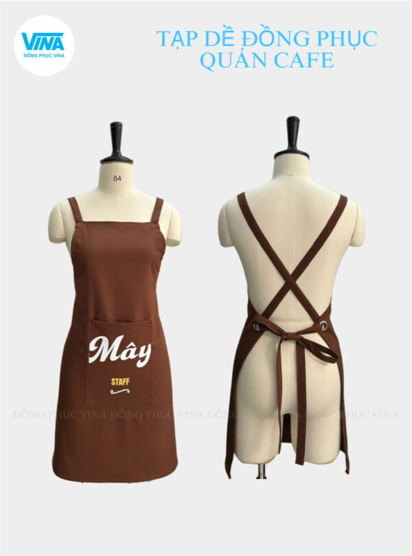 Tạp dề quán cà phê May