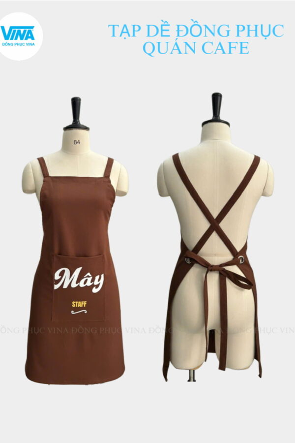 Tạp dề quán cà phê May