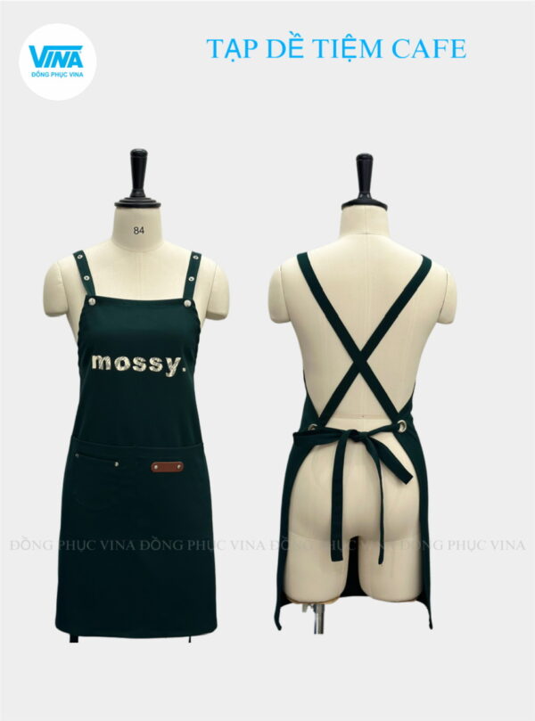 Tạp dề quán cafe Mossy