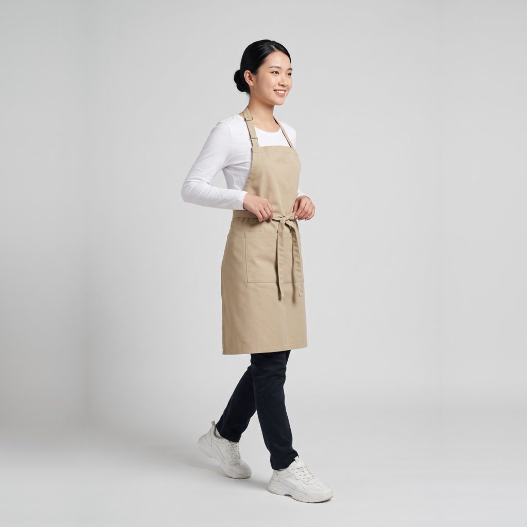 Tạp dề yếm kaki Basic