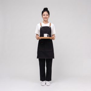 Tạp dề đeo chéo kaki Premium