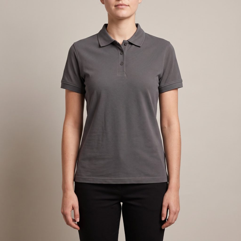 Áo polo trơn cotton Basic