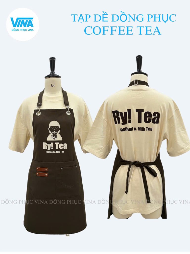 Đồng phục nhân viên pha chế trà sữa Ry! Tea
