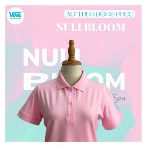 Áo polo đồng phục nữ Nuli Bloom Nail Art Spa