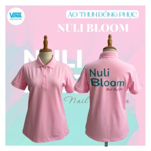 Áo polo đồng phục nữ Nuli Bloom Nail Art Spa