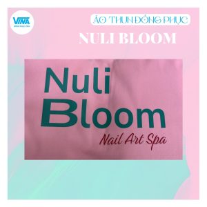 Áo polo đồng phục nữ Nuli Bloom Nail Art Spa