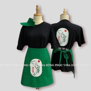 Tạp dề ngắn phục vụ Smile