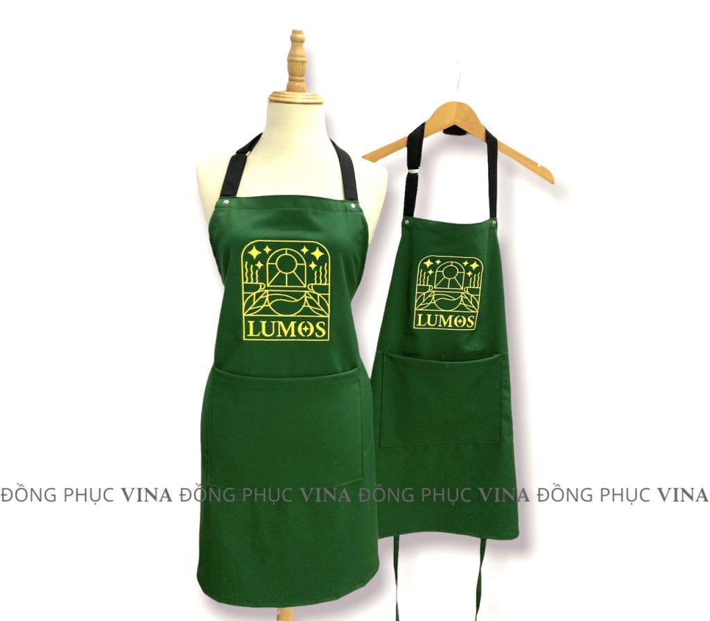 Mẫu tạp dề nhà hàng lumos — Đồng Phục Vina