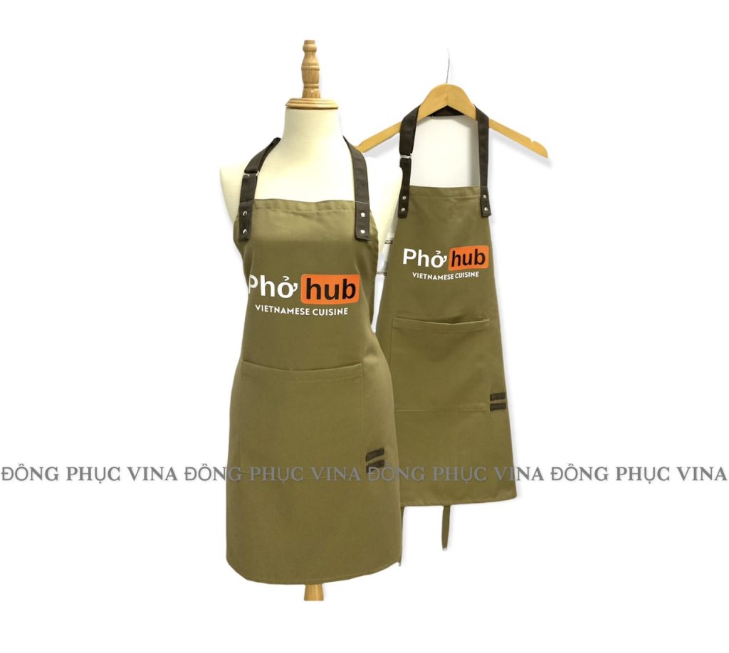 Mẫu tạp dề nhà hàng phở hub — Đồng Phục Vina