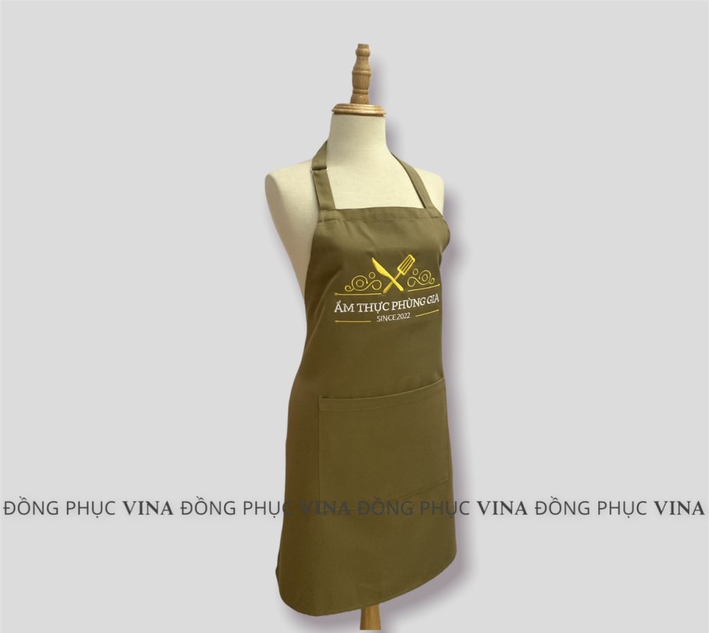 Mẫu tạp dề nhà hàng phùng gia — Đồng Phục Vina
