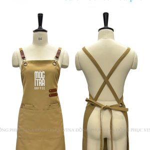 Tạp dề pha chế quán Mộc Trà