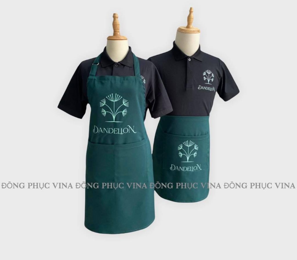 Mẫu tạp dề quán cafe dannilon — Đồng Phục Vina