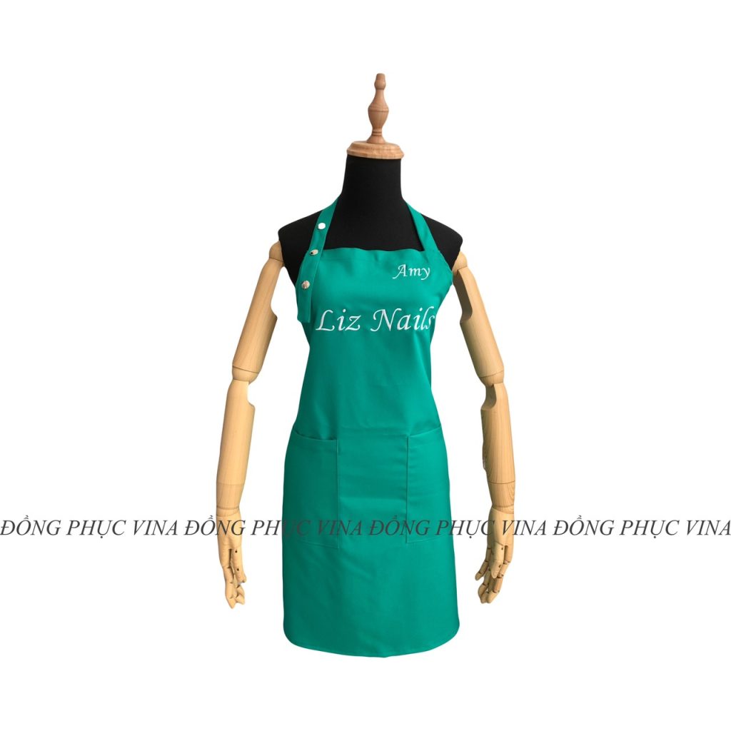 Mẫu tạp dề tiệm nail liz — Đồng Phục Vina