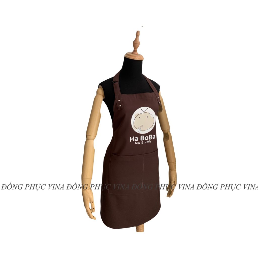Mẫu tạp dề trà sữa boba — Đồng Phục Vina