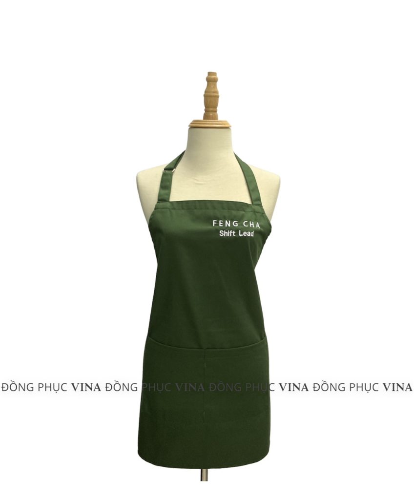 Mẫu tạp dề trà sữa feng cha — Đồng Phục Vina