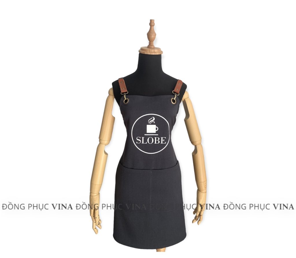 Mẫu tạp dề quán trà sữa slobe — Đồng Phục Vina