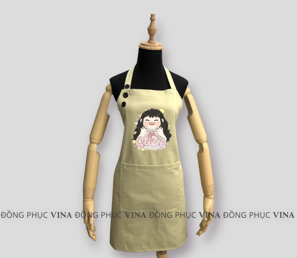 Mẫu tạp dề trà sữa suzi — Đồng Phục Vina