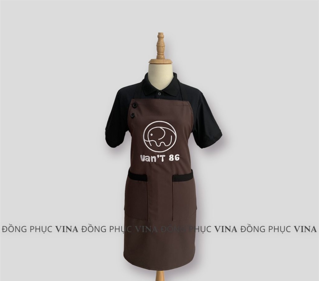 Mẫu tạp dề trà sữa vân — Đồng Phục Vina